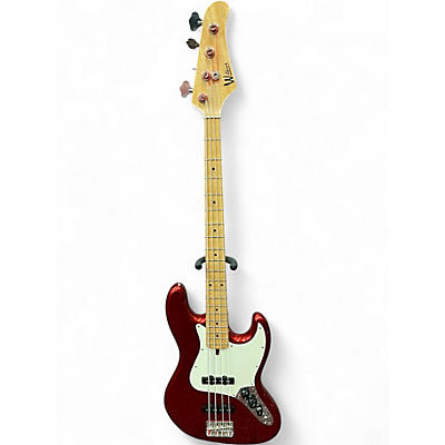 Used Wilkins WILKINS ROAD TESTED JAZZ Candy Apple Red Electric Bass Guitar