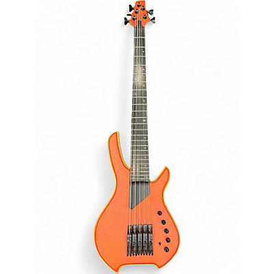 Used Willcox SABRE 5 LIGHTWAVE TRANSPARENT VIOLIN Electric Bass Guitar