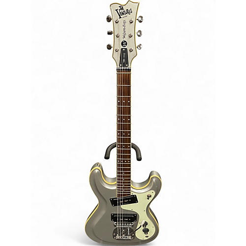 Used Wilson Brothers The Ventures VM-110 Silver Solid Body Electric Guitar Silver