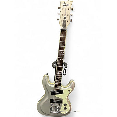 Used Wilson Brothers The Ventures VM-110 Silver Solid Body Electric Guitar