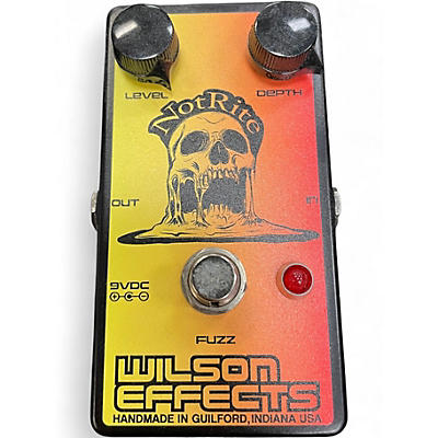 Used Wilson Effects NotRite Effect Pedal