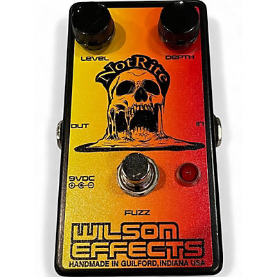 Used Wilson Effects not the not rite fuzz Effect Pedal