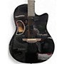 Used Winnz AFO300C Black Acoustic Electric Guitar Black