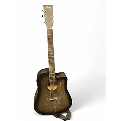 Used Winzz AF-HE00LC Charcoal BURST Acoustic Guitar