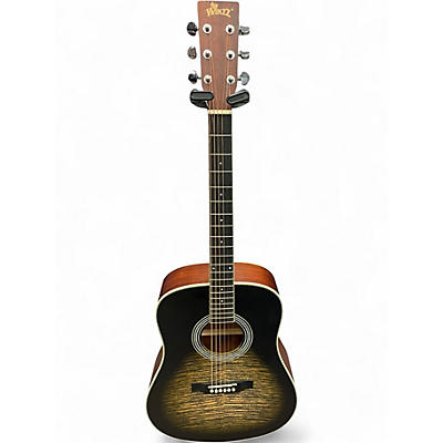 Used Winzz AFO7TP Black Acoustic Guitar