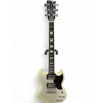 Used Wolf AIO ASG White Solid Body Electric Guitar