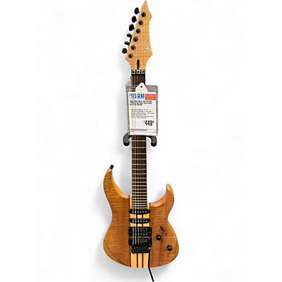 Used Wolf AIO S1 DELUXE NCK THROUGH NATURAL Solid Body Electric Guitar