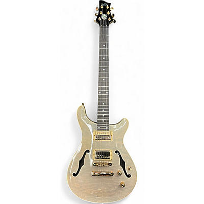 Used Wolf KLP 45 QM WHITE BURST Hollow Body Electric Guitar