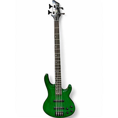 Used Wolf KTB 4 Green Electric Bass Guitar