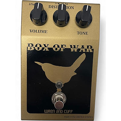 Used Wren And Cuff Box of War - Limited Edition Gold Effect Pedal