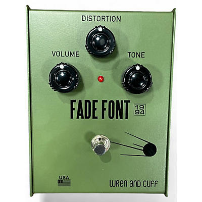 Used Wren And Cuff FADE FONT '94 Effect Pedal