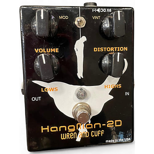 Used Wren And Cuff Hangman-2D Distortion Effect Pedal