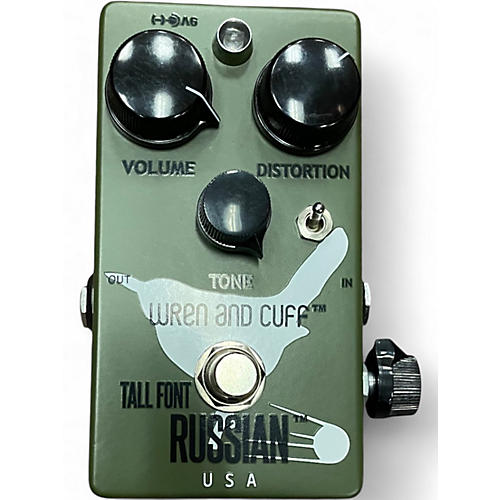 Used Wren And Cuff TALL FONT RUSSIAN  Effect Pedal