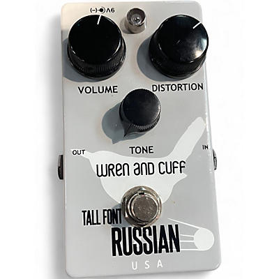 Used Wren And Cuff Tall Font Russian Effect Pedal