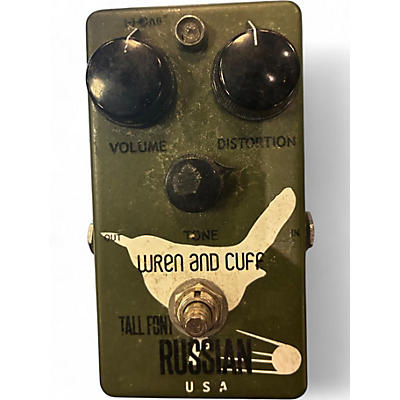 Used Wren And Cuff Tall Font Russian Effect Pedal