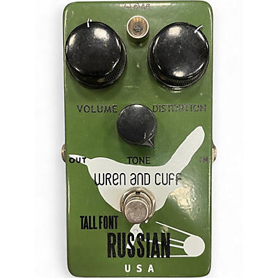 Used Wren And Cuff Tall Font Russian Effect Pedal