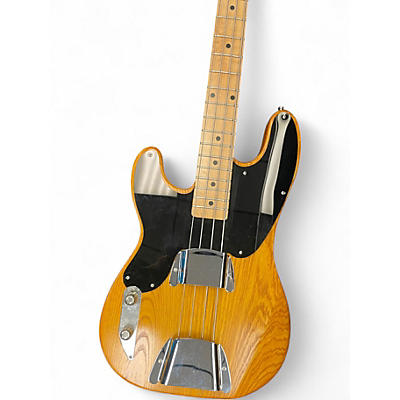 Used Wrong Way Guitars Custom Natural Electric Bass Guitar