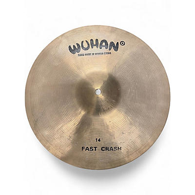 Used Wuhan 14in Fast Crash Cymbal