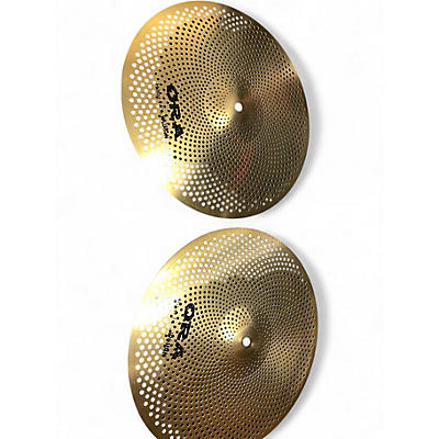 Used Wuhan 14in ORA Quiet Hi Hat Pair Cymbal