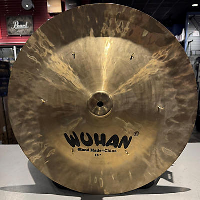 Wuhan Used Wuhan 18in CHINA WITH RIVETS Cymbal