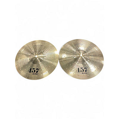 Used Wuhan Cymbals & Gongs 13in 457 Hi Hat Pair Cymbal