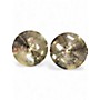 Used Wuhan Cymbals & Gongs 14in 457 HEAVY METAL HI HAT PAIR Cymbal 33