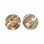 Used Wuhan Cymbals & Gongs 14in 457 Heavy Metal Hi Hat Pair Cymbal 33