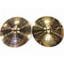 Used Wuhan Cymbals & Gongs 14in 457 Heavy Metal Hi Hat Pair Cymbal 33