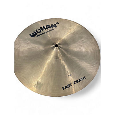 Used Wuhan Cymbals & Gongs 14in Fast Crash Cymbal