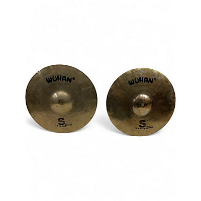 Used Wuhan Cymbals & Gongs 14in S SERIES HI-HAT PAIR Cymbal