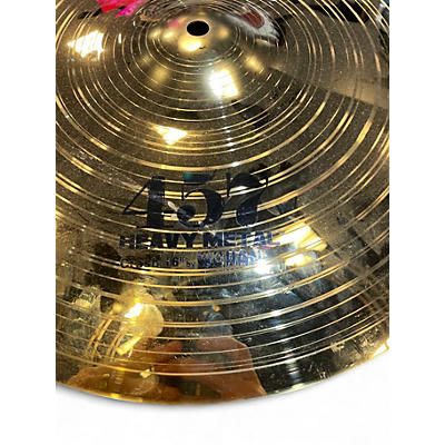 Used Wuhan Cymbals & Gongs 16in 457 heavy metal crash Cymbal