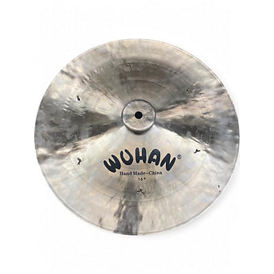 Used Wuhan Cymbals & Gongs 16in China with Rivets Cymbal