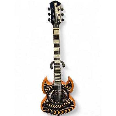 Used Wylde Audio BARBARIAN RAWTOP LH PSYCHIC BULLSEYE Solid Body Electric Guitar
