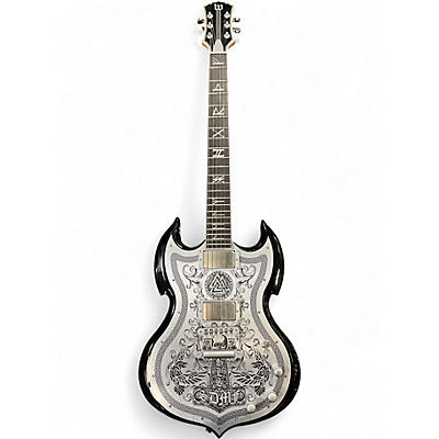 Used Wylde Audio Barbarian Black Burst Solid Body Electric Guitar