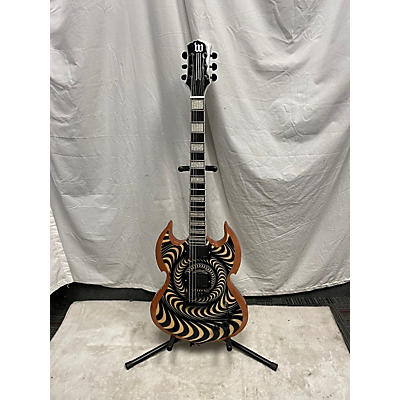 Wylde Audio Used Wylde Audio Barbarian Rawtop Psychic Bullseye Solid Body Electric Guitar