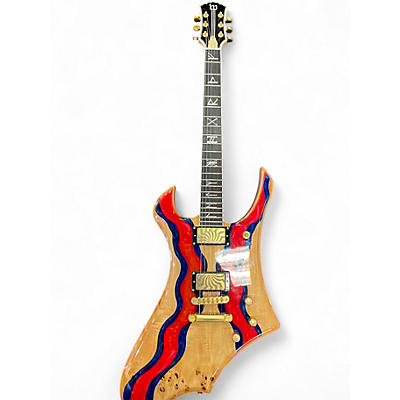 Used Wylde Audio Goregehn  Blood River Burl Solid Body Electric Guitar