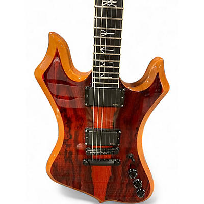 Used Wylde Audio Nomad Transparent Red Solid Body Electric Guitar