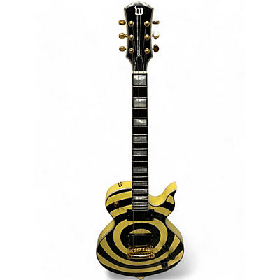 Wylde Audio Used Wylde Audio Odin Grail bullseye Black and Yellow Solid Body Electric Guitar