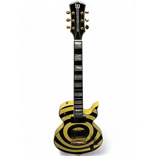 Wylde Audio Used Wylde Audio Odin Grail bullseye Black and Yellow Solid Body Electric Guitar Black and Yellow