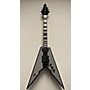 Used Wylde Audio Used Wylde Audio Viking V Black With Silver Pinstripes Solid Body Electric Guitar Black with Silver Pinstripes