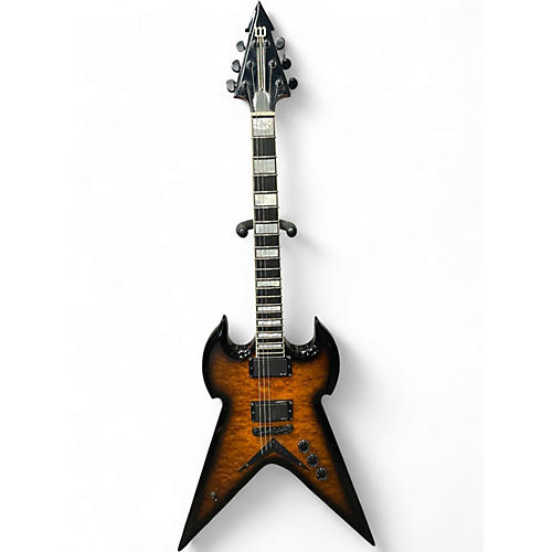 Used Wylde Audio Warhammer AMBER BURST Solid Body Electric Guitar AMBER BURST