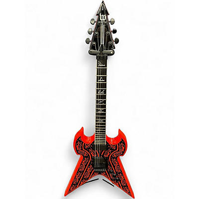 Used Wylde Audio Warhammer Norse Dragon Pinstripe Solid Body Electric Guitar