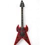 Used Wylde Audio Warhammer Pinstripe Red Solid Body Electric Guitar Pinstripe Red