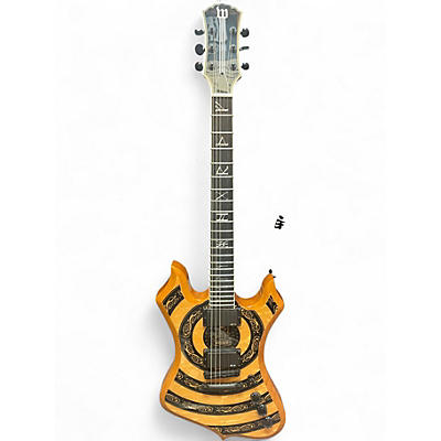 Used Wylde Audio nomad norse dragon bullseye Solid Body Electric Guitar