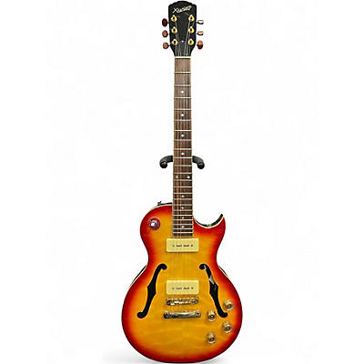 Used Xaviere PRO560 2 Color Sunburst Hollow Body Electric Guitar