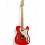 Used Xaviere PRO842 Red Hollow Body Electric Guitar Red