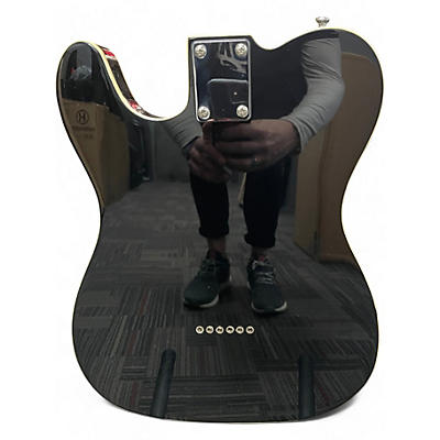 Used Xaviere TELECASTER Black Solid Body Electric Guitar