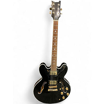 Used Xaviere XV-900 Black Hollow Body Electric Guitar