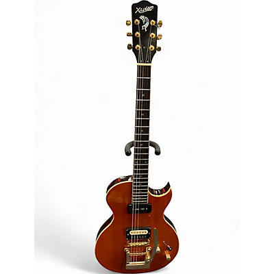 Used Xaviere XV585 Brown Solid Body Electric Guitar