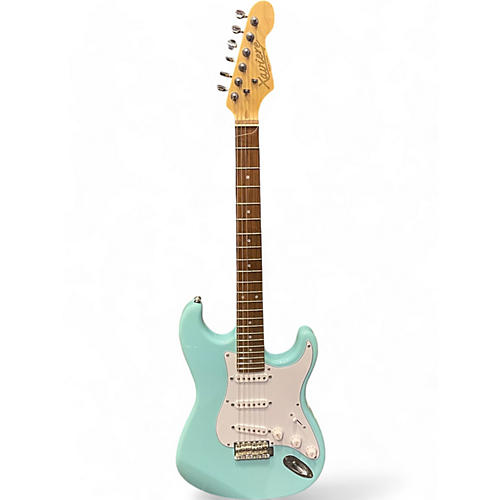 Xaviere Used Xaviere strat Blue Solid Body Electric Guitar Blue